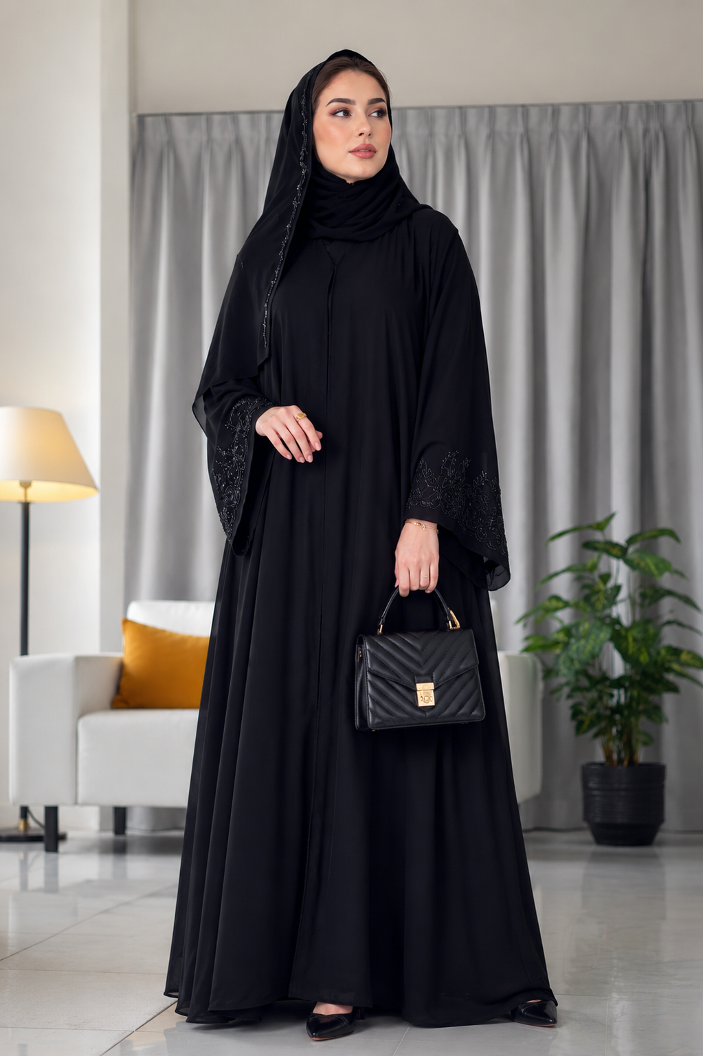 Layan Embroidered Abaya